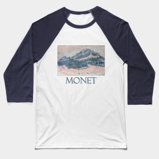 Mount Kolsaas Norway, Rose Refection  (1895) by Claude Monet Baseball T-Shirt